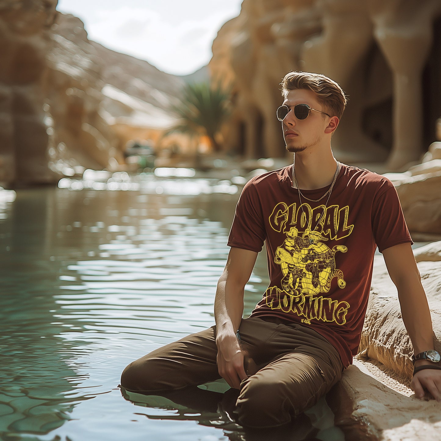 Global Worming - Fairtrade Bio-Shirt für deinen nachhaltigen Rhythmus - Herren Organic Shirt