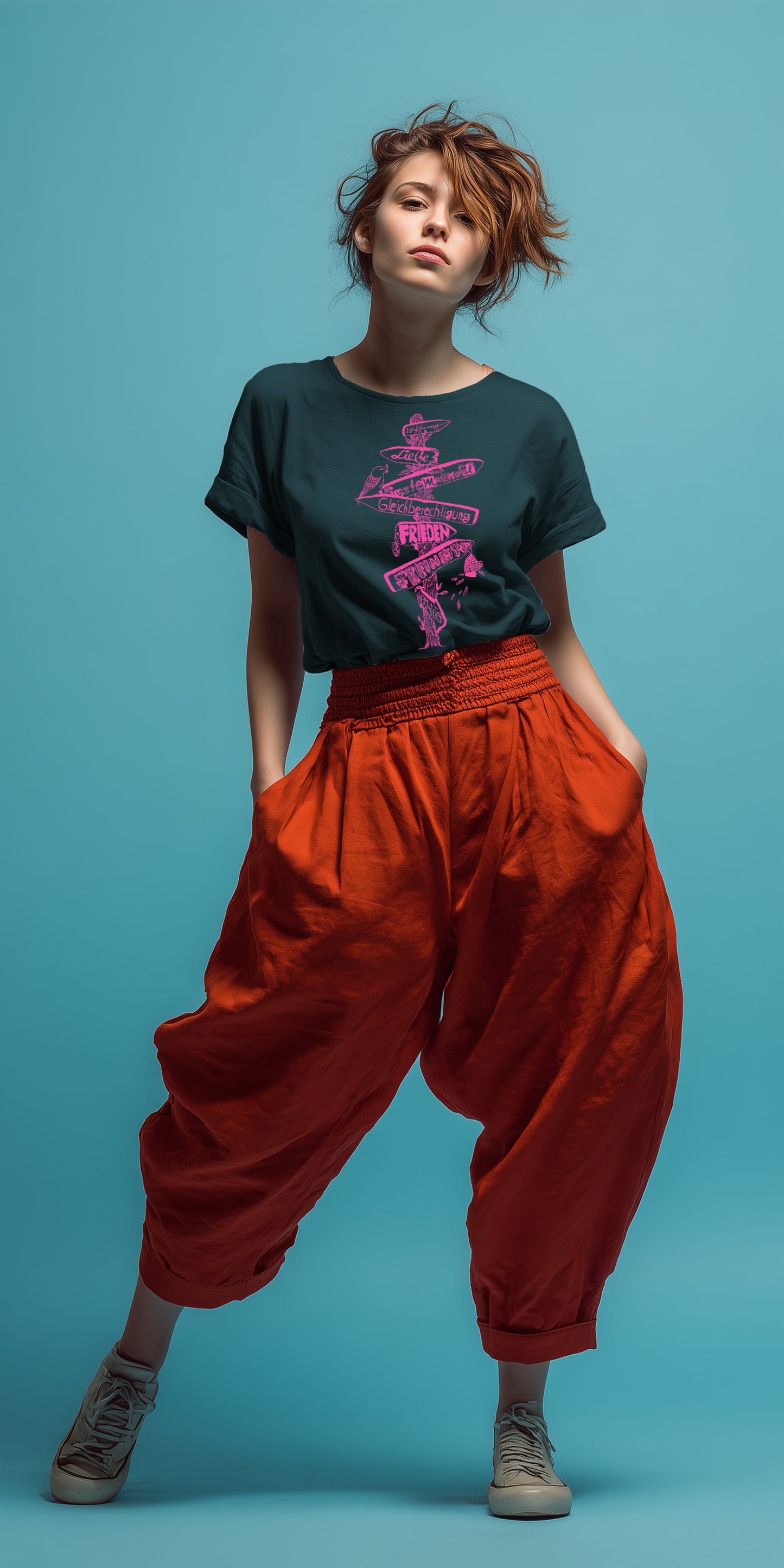 Wegweiser – Fairtrade Bio-Shirt für deinen nachhaltigen Weg - Damen Organic Shirt