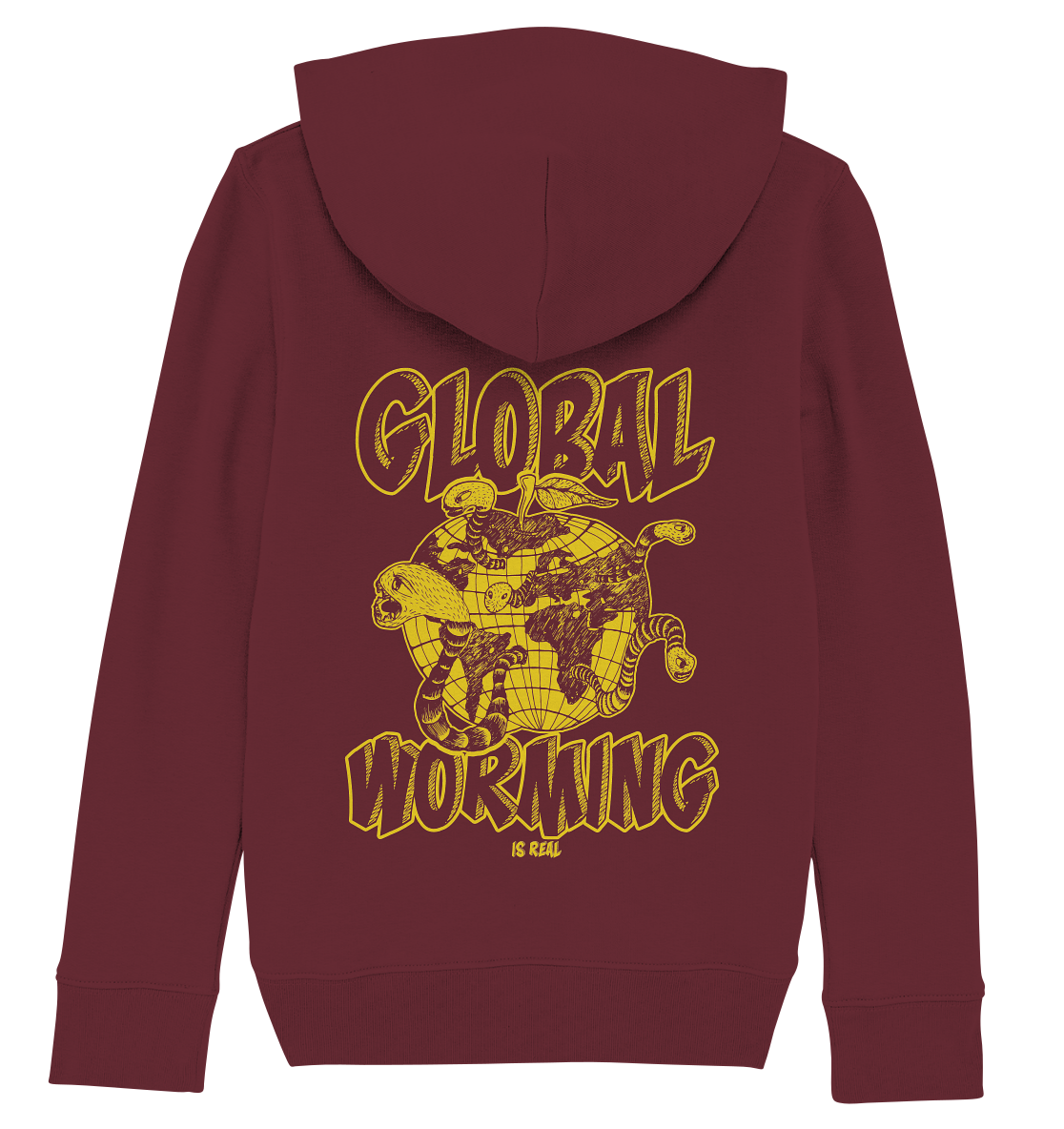 Global Worming- Bio Kinder Pullover - Kids Organic Hoodie