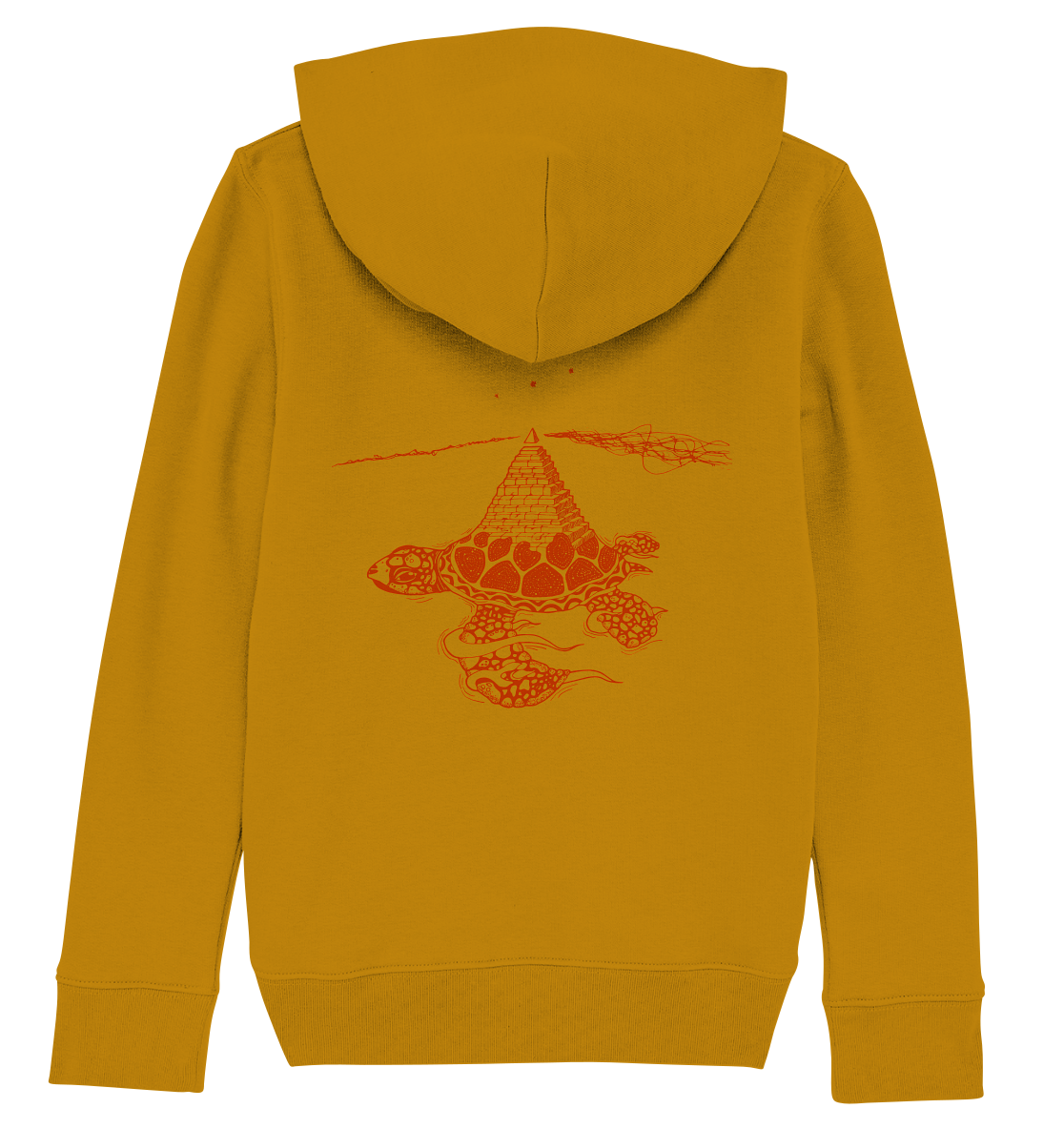 Schildkröte Pyramide - Kids Organic Hoodie