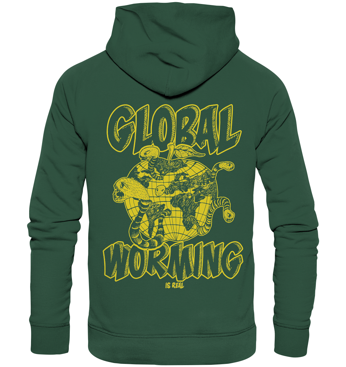 Global Worming - Fairtrade Bio-Hoodie für deine nachhaltige Verwurmung - Organic Hoodie - Bio Pullover