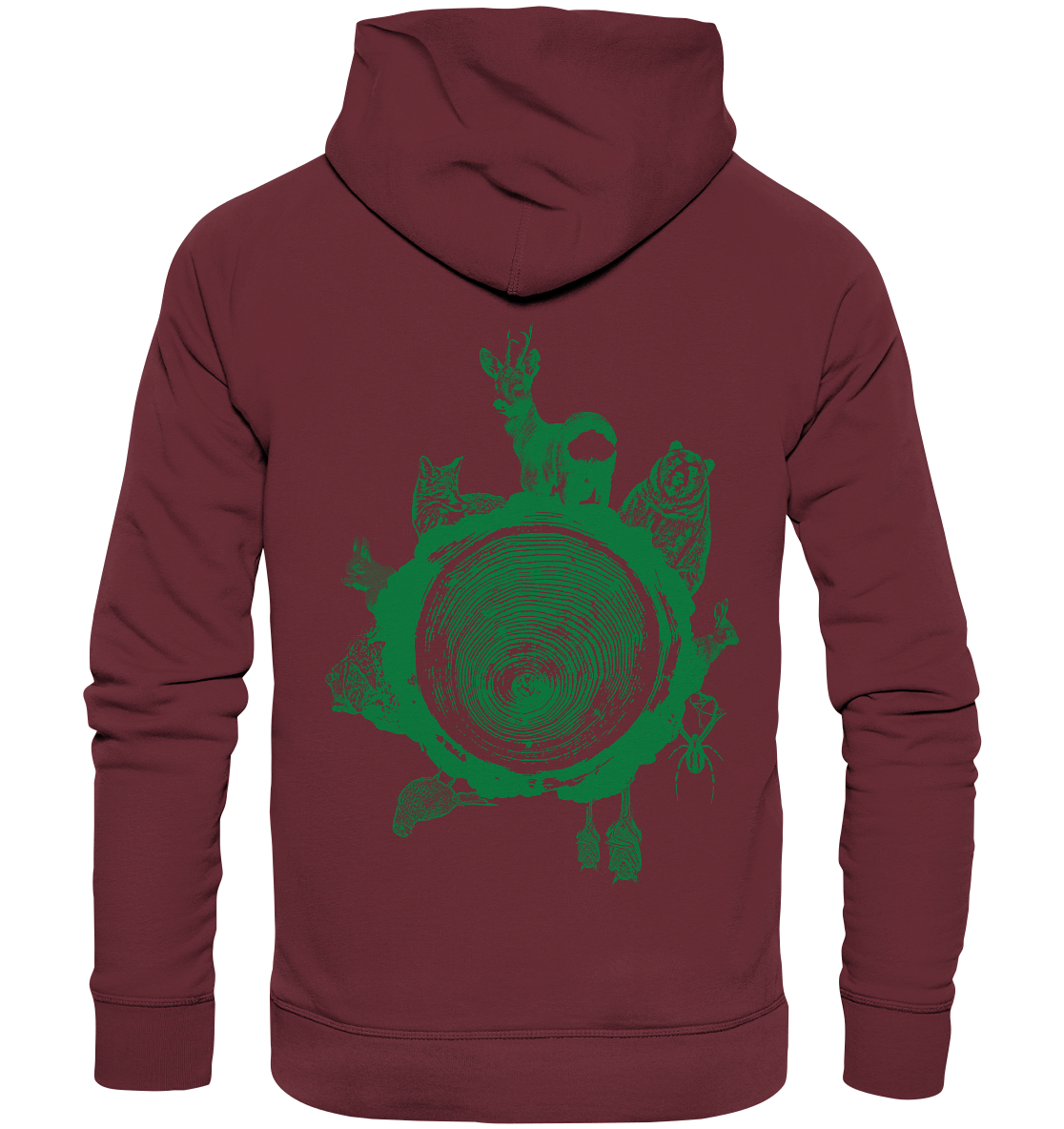 Tiere des Waldes - Organic Basic Hoodie