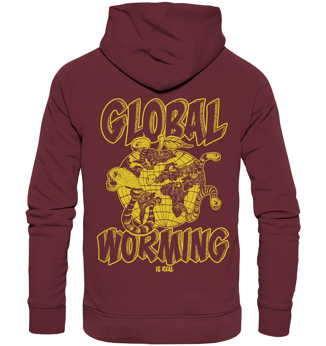 Global Worming - Fairtrade Bio-Hoodie für deine nachhaltige Verwurmung - Organic Hoodie - Bio Pullover