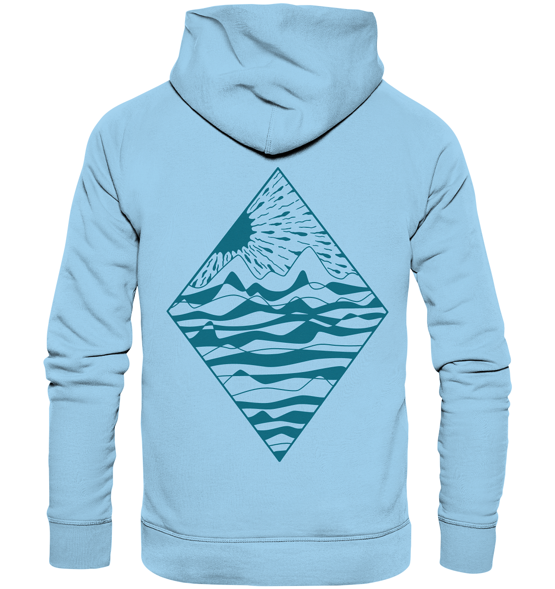 Diamant – Fairtrade Bio-Hoodie für einen nachhaltigen Tag am Meer - Organic Basic Hoodie