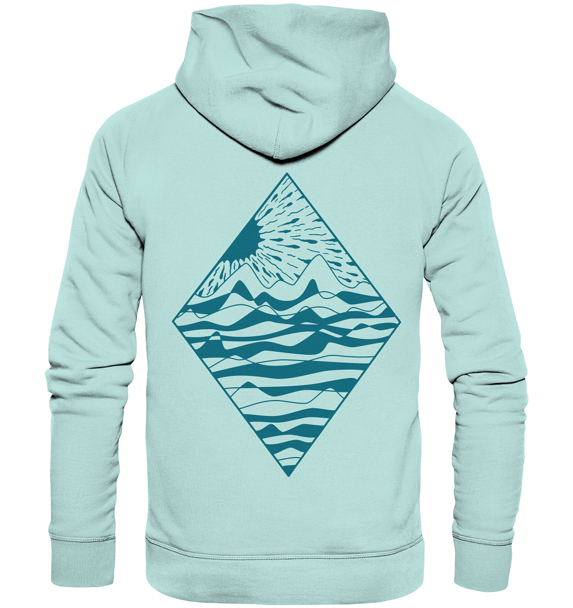 Diamant – Fairtrade Bio-Hoodie für einen nachhaltigen Tag am Meer - Organic Basic Hoodie
