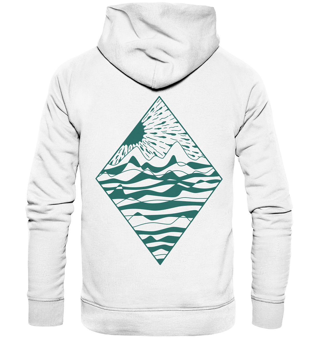 Diamant – Fairtrade Bio-Hoodie für einen nachhaltigen Tag am Meer - Organic Basic Hoodie
