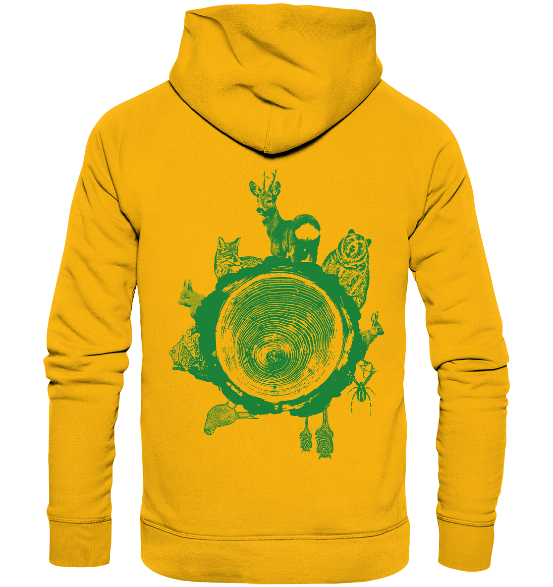 Tiere des Waldes - Organic Basic Hoodie
