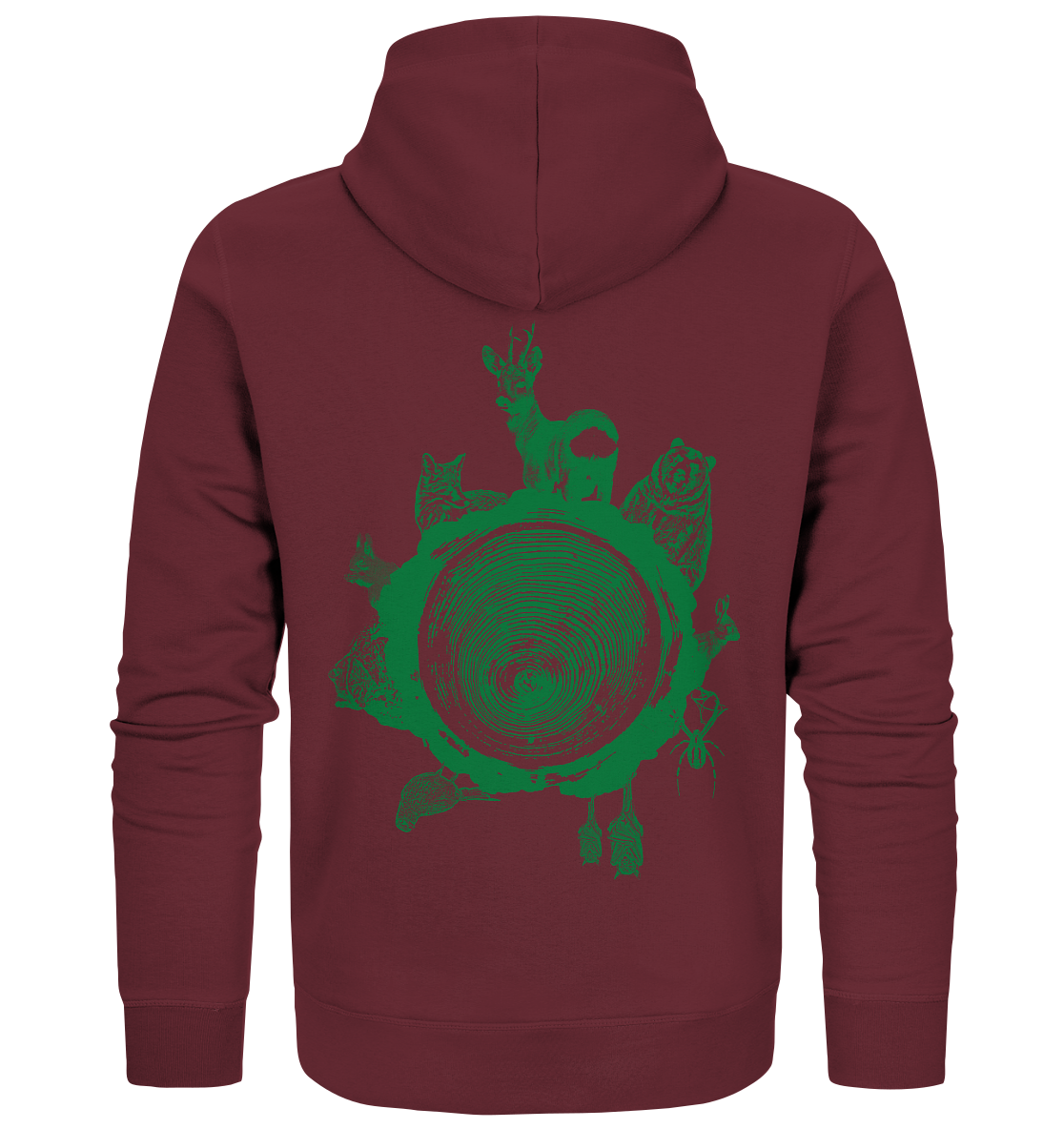 Tiere des Waldes - Organic Zipper