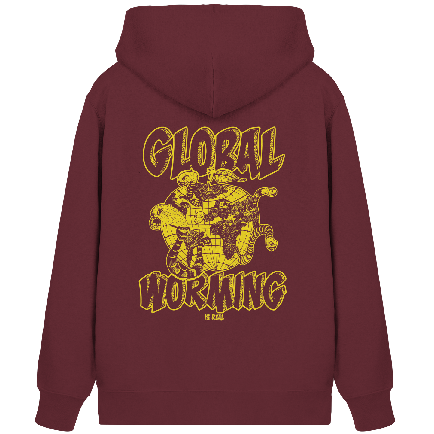 Global Worming - Fairtrade Bio-Zipper für deine nachhaltige Verwurmung - Organic Zipper - Bio Pullover