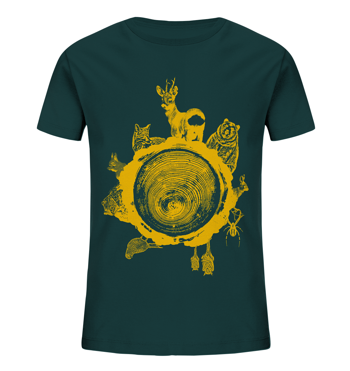 Tiere des Waldes - Kids Organic Shirt