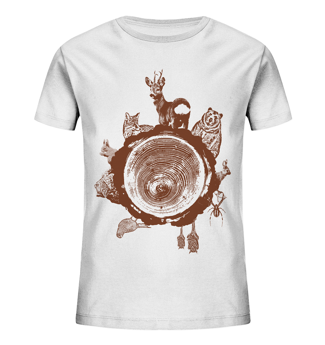 Tiere des Waldes - Kids Organic Shirt