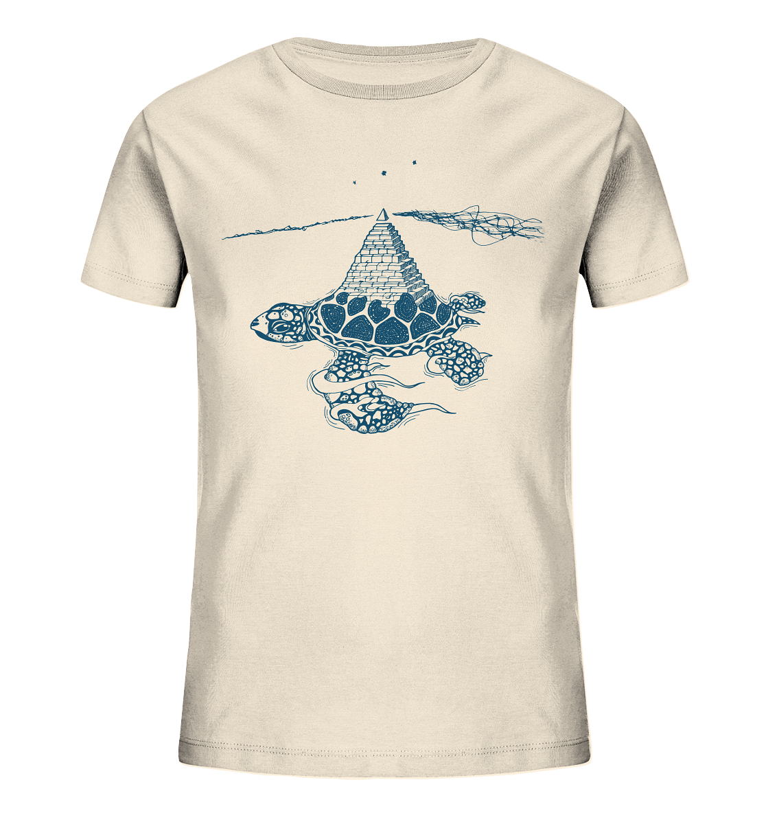 Schildkröte Pyramide - Kids Organic Shirt