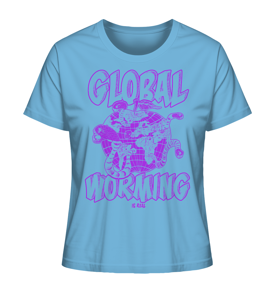 Global Worming – Fairtrade Bio-Shirt für deine nachhaltige Erderwormung- Damen Organic Shirt