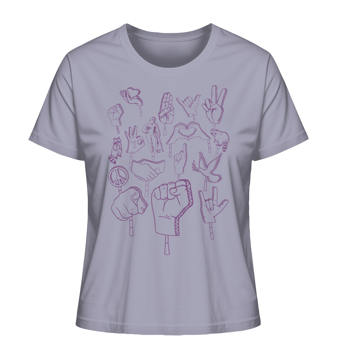 Freedom & Resistance – Fairtrade Bio-Shirt für deinen nachhaltigen Widerstand - Damen Organic Shirt