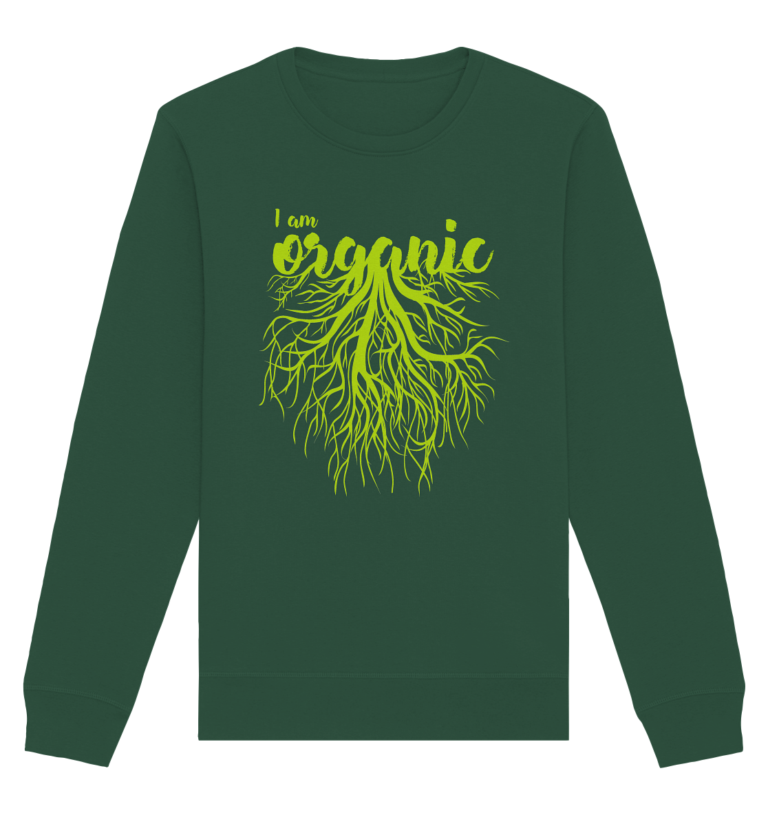 I am organic - Fairtrade Bio-Sweater für deinen nachhaltigen Tragekomfort - Organic Basic Unisex Sweatshirt