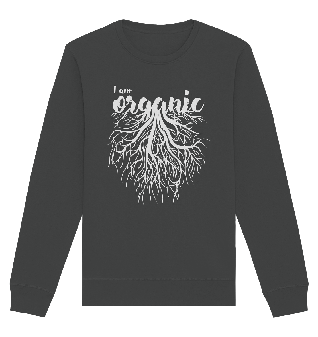 I am organic - Fairtrade Bio-Sweater für deinen nachhaltigen Tragekomfort - Organic Basic Unisex Sweatshirt
