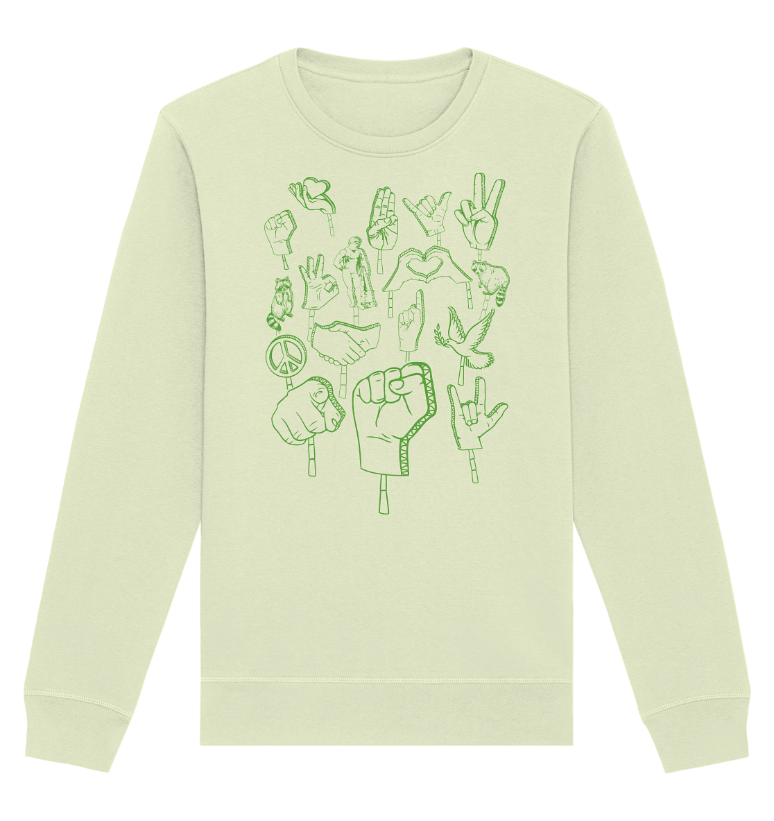 Freedom & Resistence - Organic Basic Unisex Sweatshirt