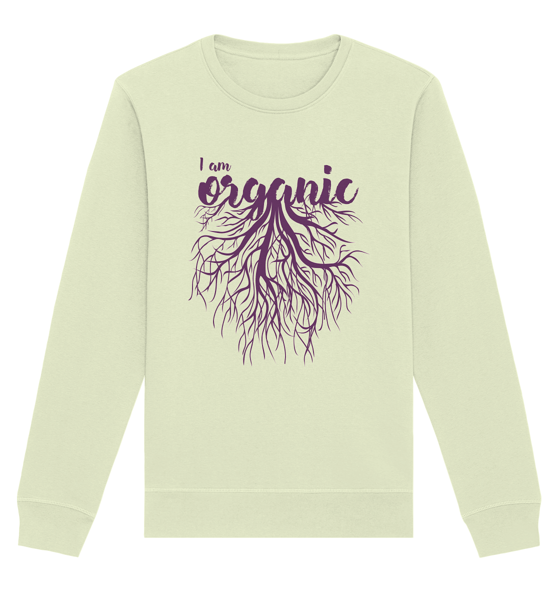 I am organic - Fairtrade Bio-Sweater für deinen nachhaltigen Tragekomfort - Organic Basic Unisex Sweatshirt