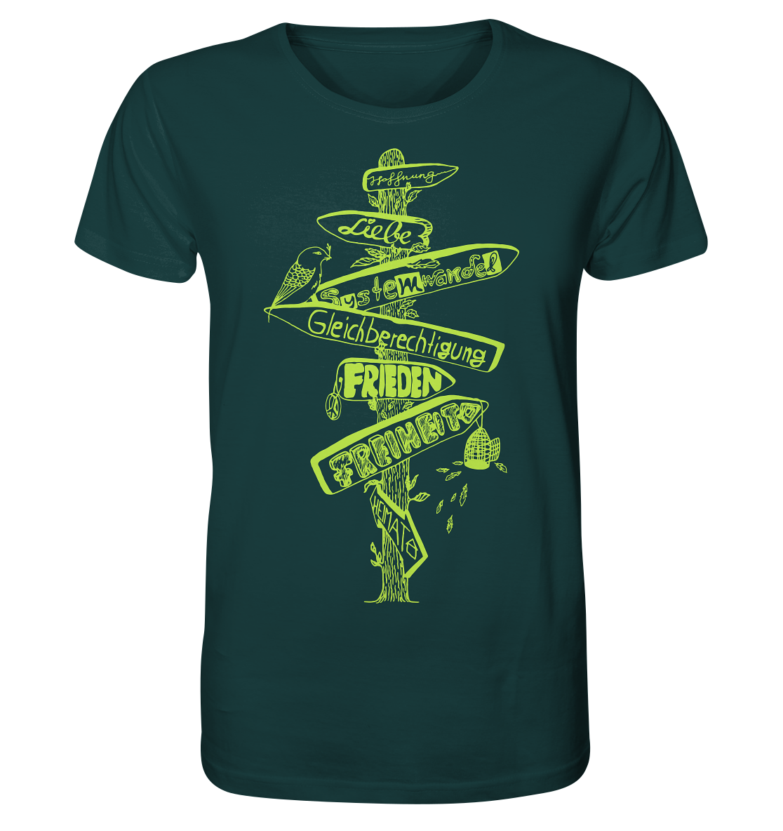 Wegweiser Signpost - Organic Shirt