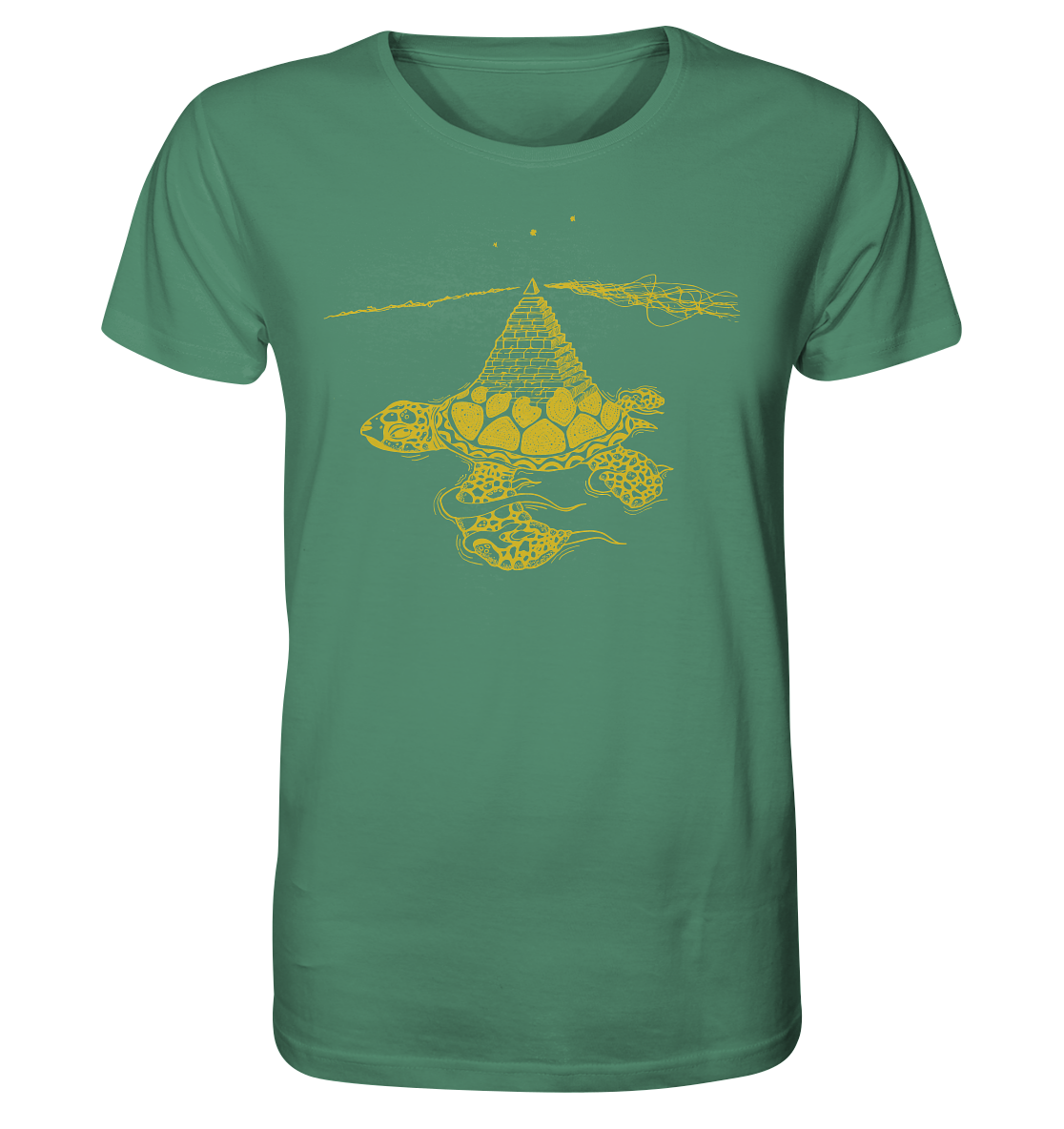 Schildkröte Pyramide - Organic Shirt