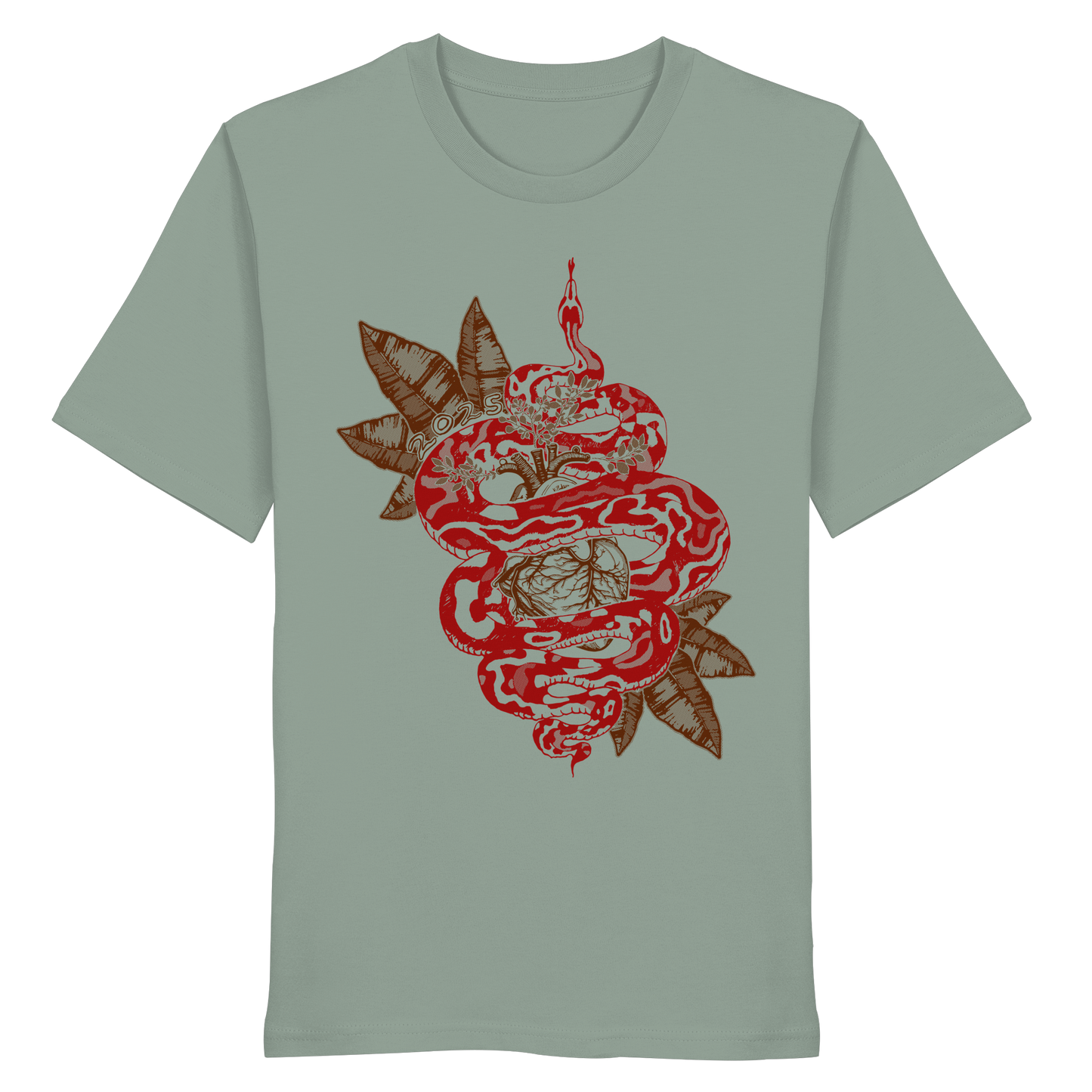 Das Jahr der Schlange 2025 - Fairtrade Bio-Shirt für deine nachhaltige Erkenntnis - Herren Organic Shirt