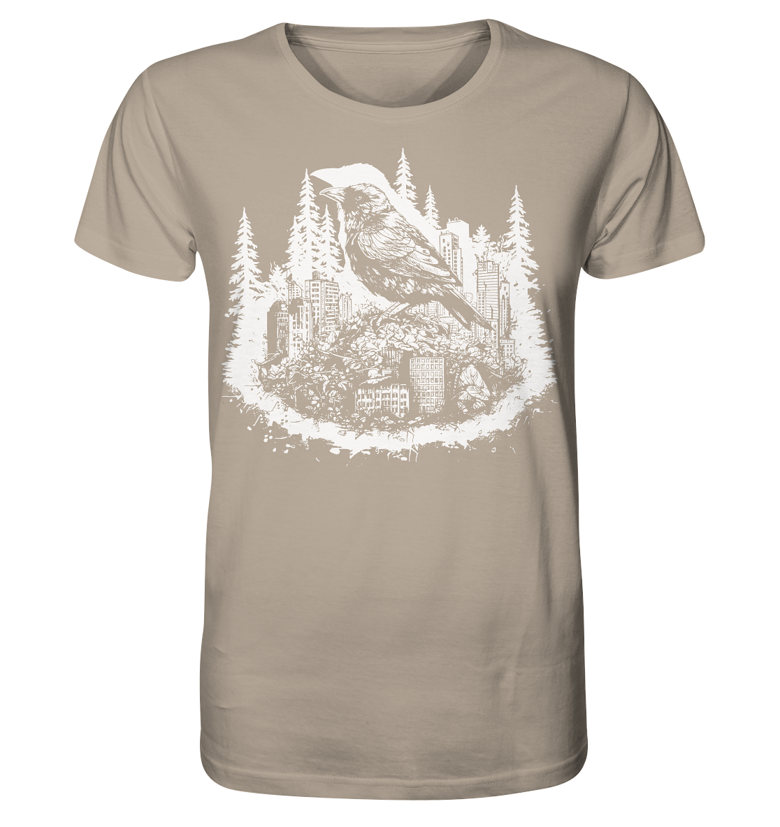 Rabe - Fairtrade Bio-Shirt für deinen nachhaltigen Renaturierung - Herren Organic Shirt