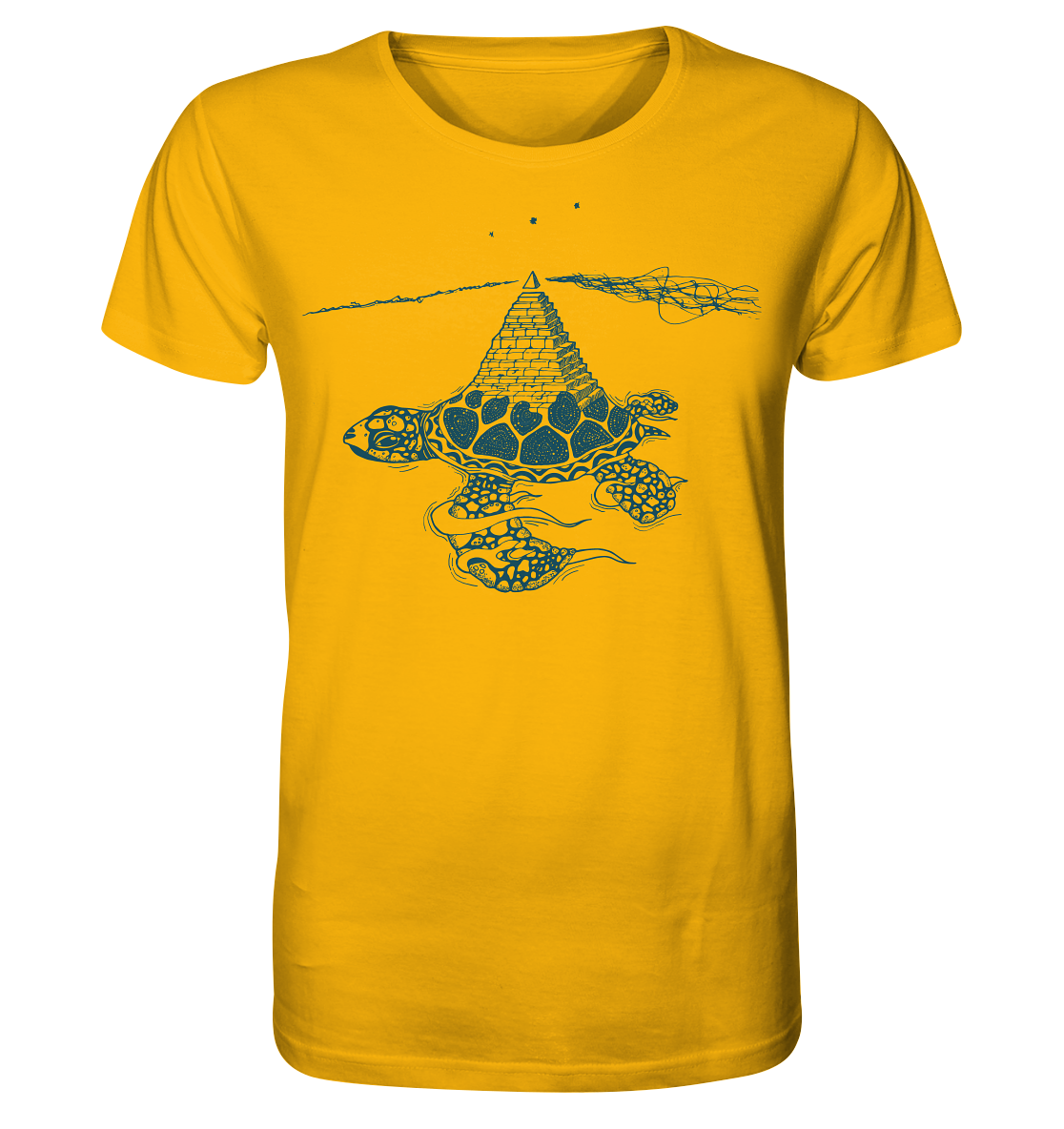 Schildkröte Pyramide - Organic Shirt