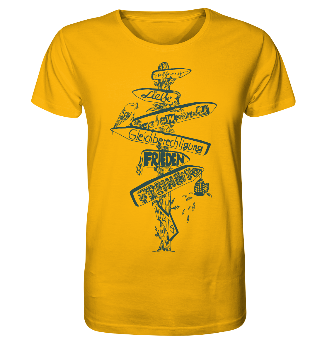 Wegweiser Signpost - Organic Shirt