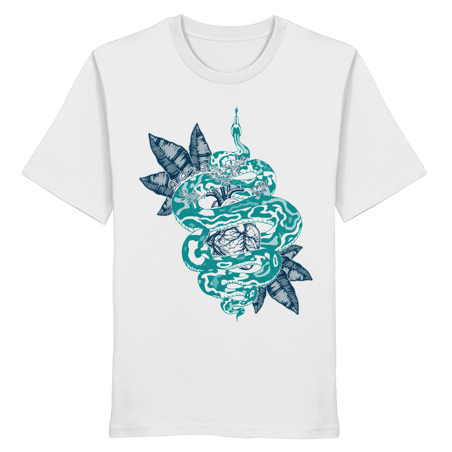 Das Jahr der Schlange 2025 - Fairtrade Bio-Shirt für deine nachhaltige Erkenntnis - Herren Organic Shirt