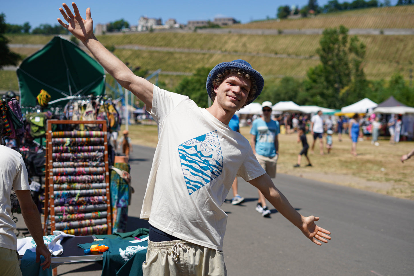 Diamant – Fairtrade Bio-Shirt für einen nachhaltigen Tag am Meer - Herren Organic Shirt