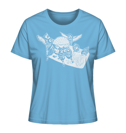 Birds in the City -  fairtrade Bio-Shirt für deinen nachhaltigen Hunger - Damen Organic Shirt - Fatsfood Vögel3