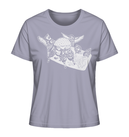 Birds in the City -  fairtrade Bio-Shirt für deinen nachhaltigen Hunger - Damen Organic Shirt - Fatsfood Vögel3