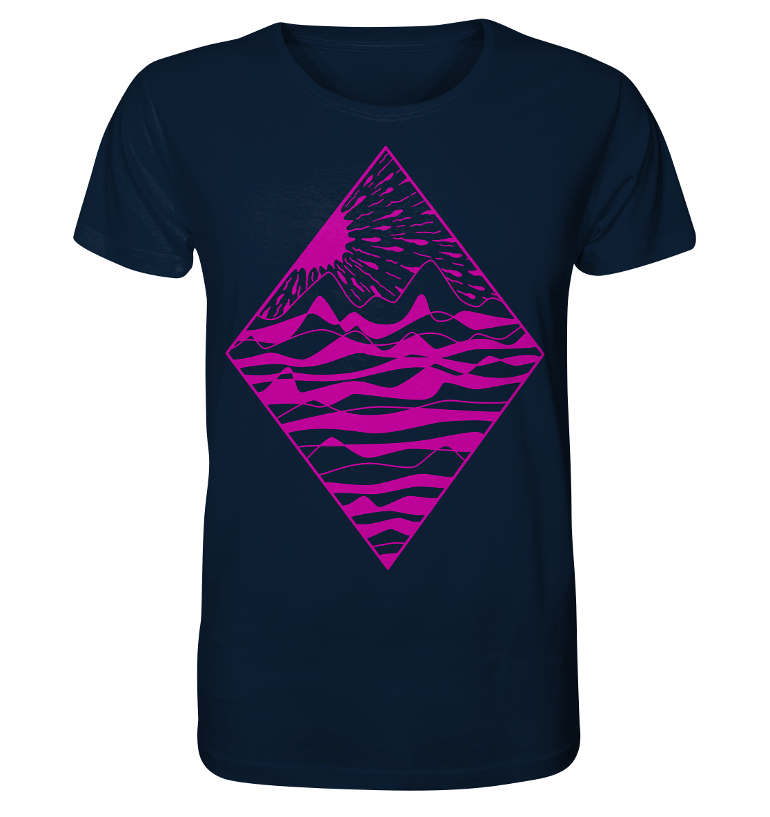 Diamant – Fairtrade Bio-Shirt für einen Tag am Meer - Herren Organic Shirt french