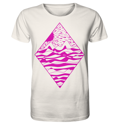Diamant – Fairtrade Bio-Shirt für einen Tag am Meer - Herren Organic Shirt white