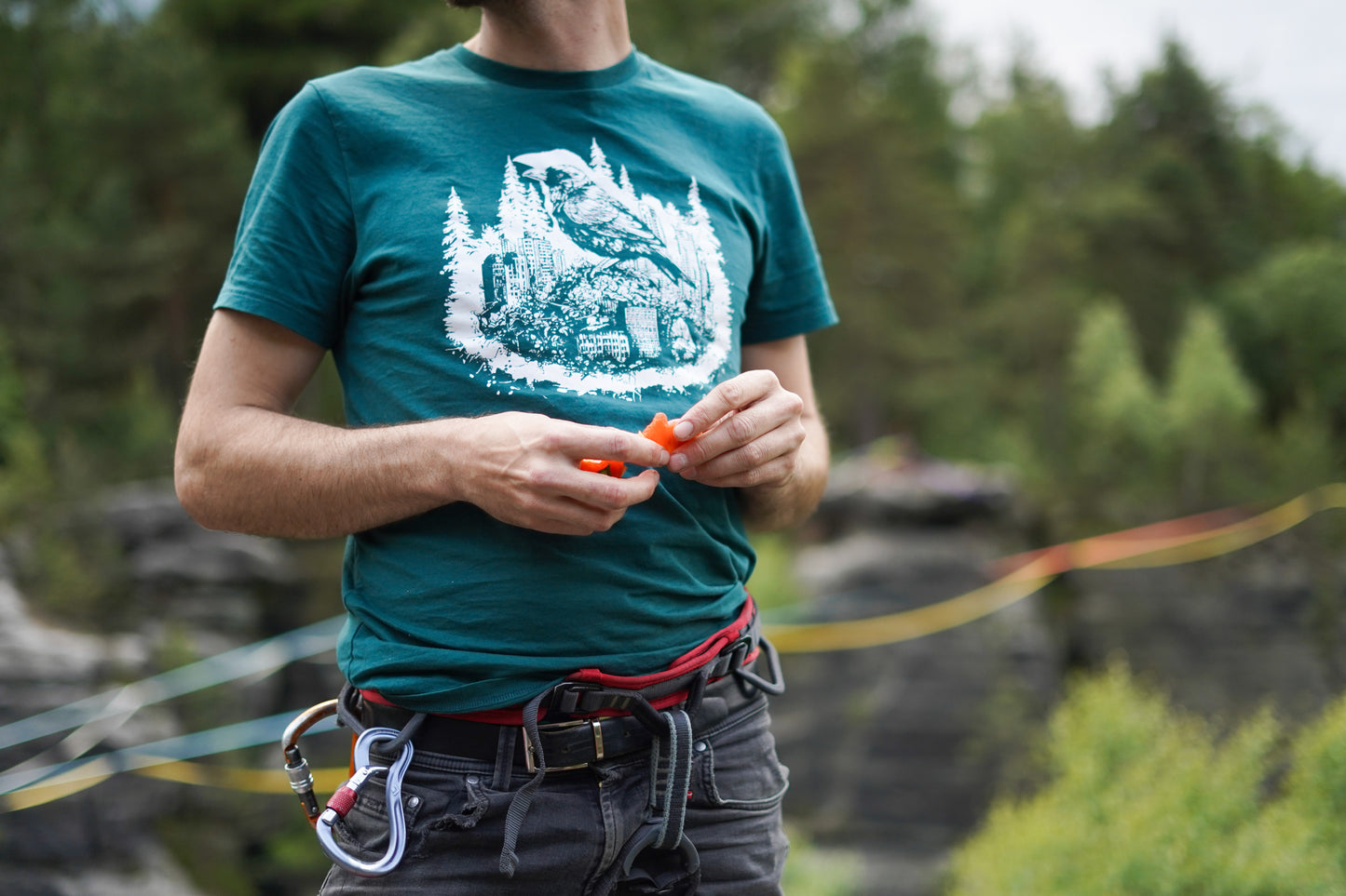 Rabe - Fairtrade Bio-Shirt für deinen nachhaltigen Renaturierung - Herren Organic Shirt