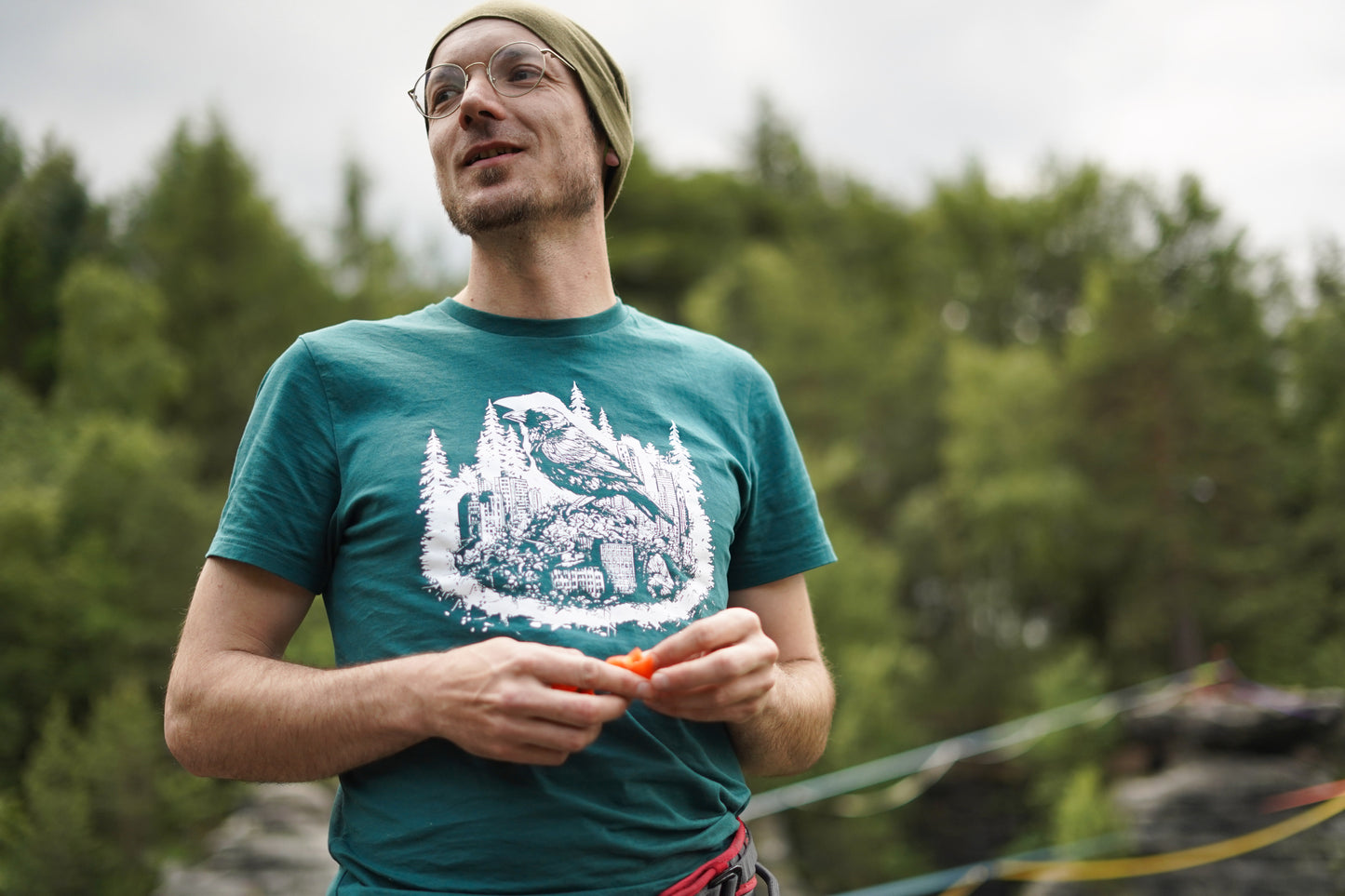 Rabe - Fairtrade Bio-Shirt für deinen nachhaltigen Renaturierung - Herren Organic Shirt