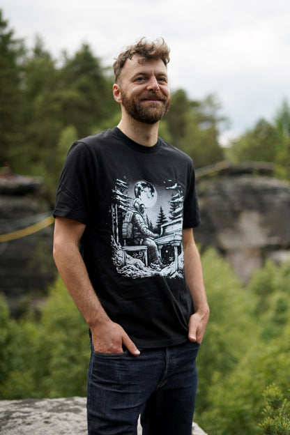 Astro Jazz  – fairtrade Bio-Shirt für deine nachhaltige Reise  - Herren Organic Shirt