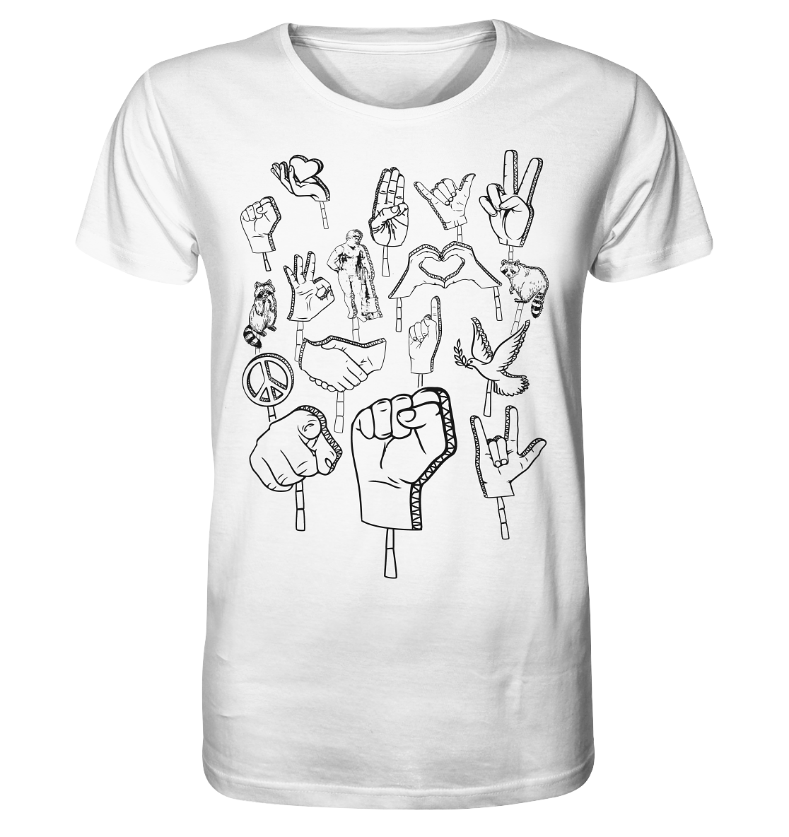 Freedom & Resistance – Fairtrade Bio-Shirt für deinen nachhaltigen Widerstand - Herren Organic Shirt 3