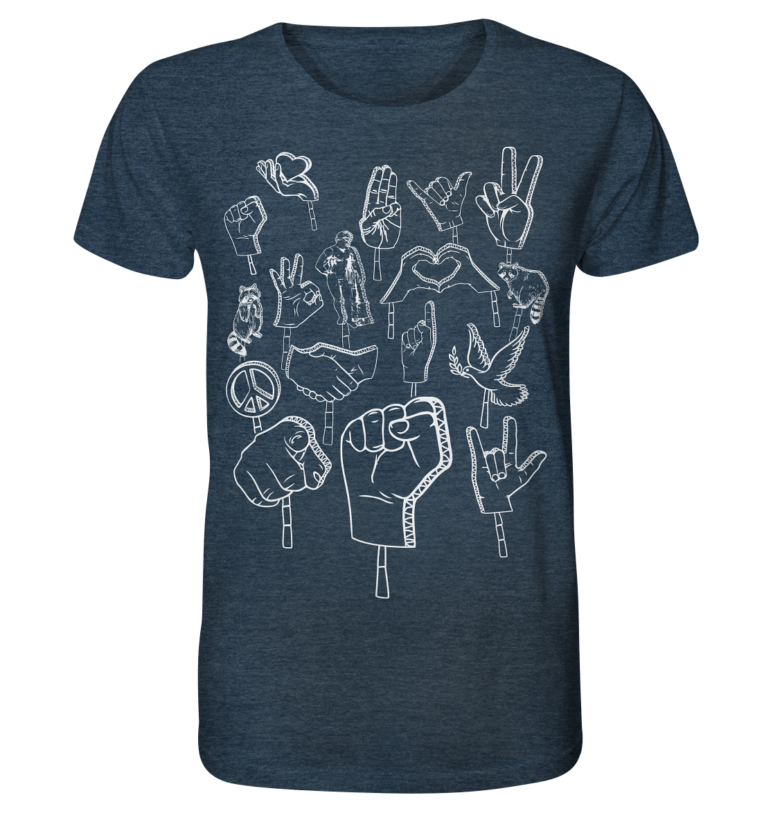 Freedom & Resistance – Fairtrade Bio-Shirt für deinen nachhaltigen Widerstand - Herren Organic Shirt 4