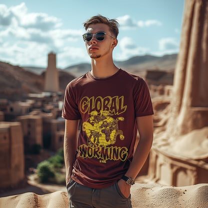 Global Worming - Fairtrade Bio-Shirt für deinen nachhaltigen Rhythmus - Herren Organic Shirt