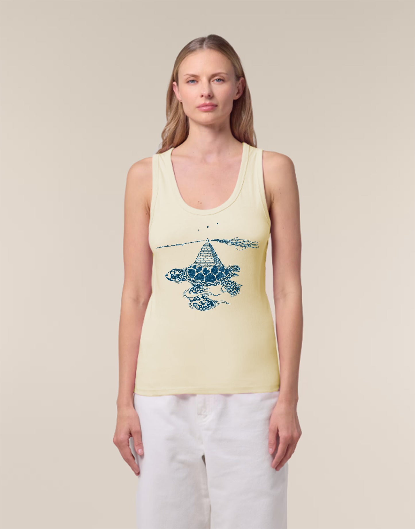 Schildkröte Pyramide Tanktop Damen