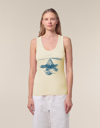 Schildkröte Pyramide Tanktop Damen