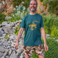Schildkröte Pyramide - erfahre das Wissen der alten Welt - fairtrade Bio-Tshirt Herren