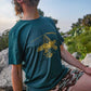 Schildkröte Pyramide - erfahre das Wissen der alten Welt - fairtrade Bio-Tshirt Herren