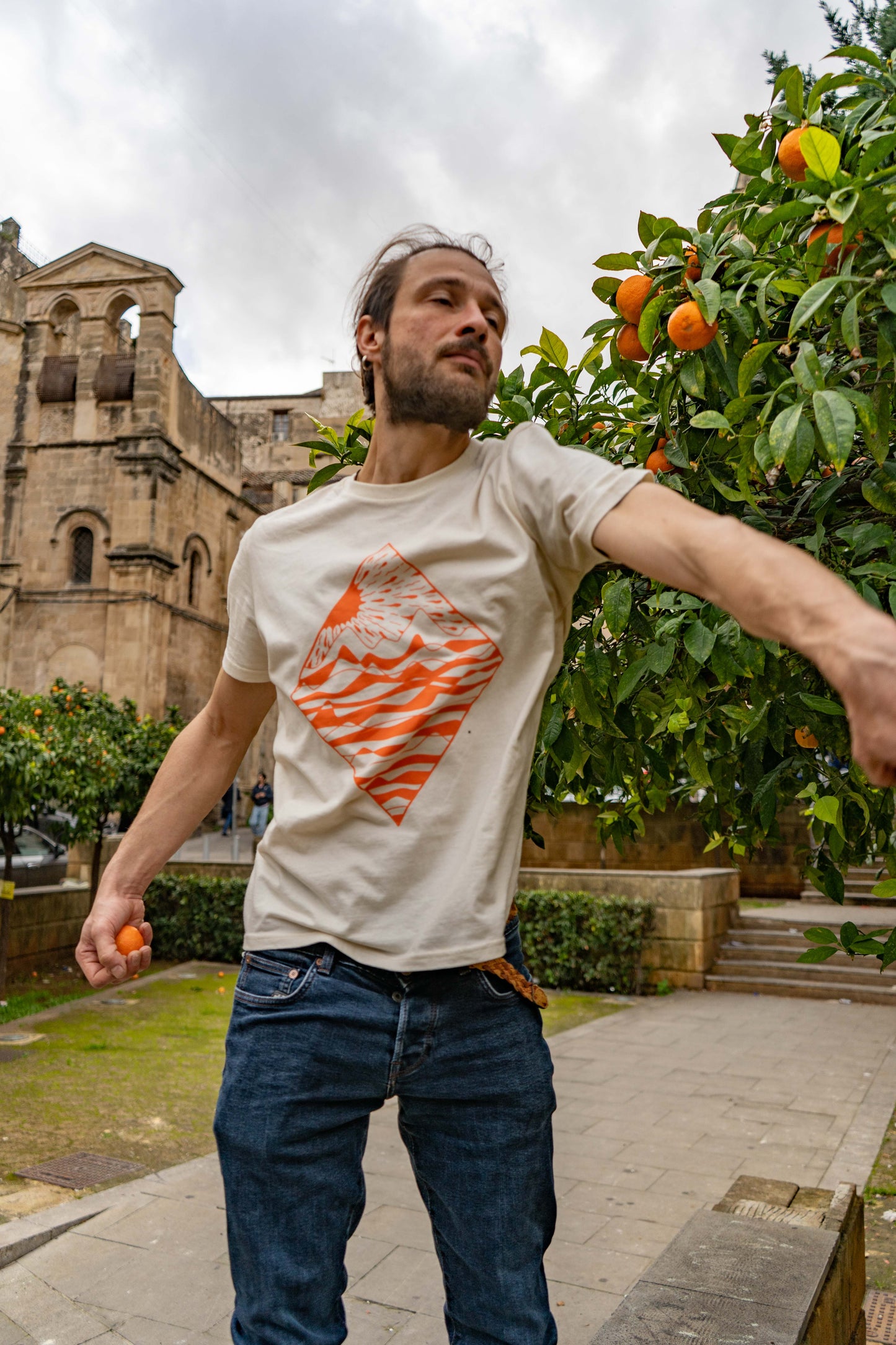 Diamant – geniesse den tag am Meer - Fairtrade Bio-Tshirt Herren