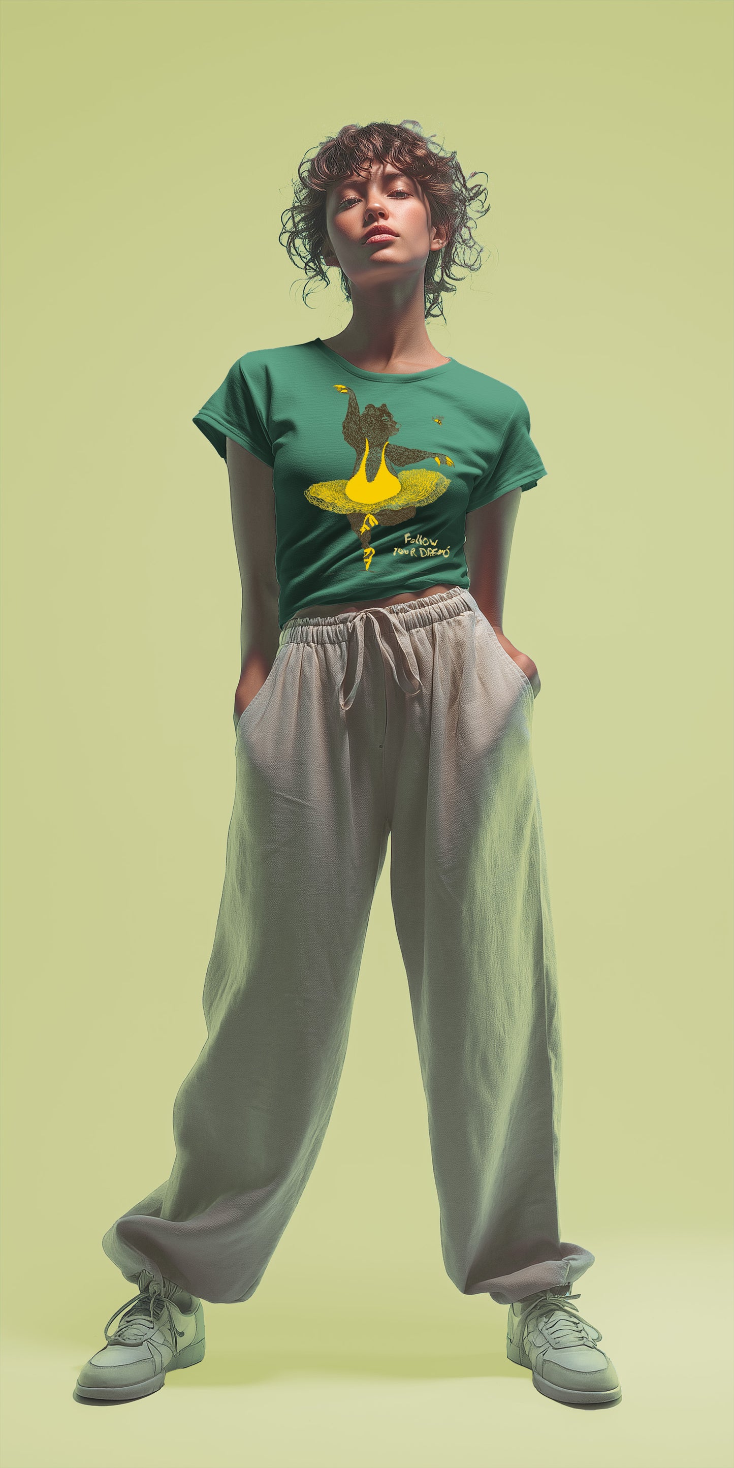 Bärlerina - fairtrade Bio-Shirt für deinen nachhaltigen Traum  - Damen Organic Shirt