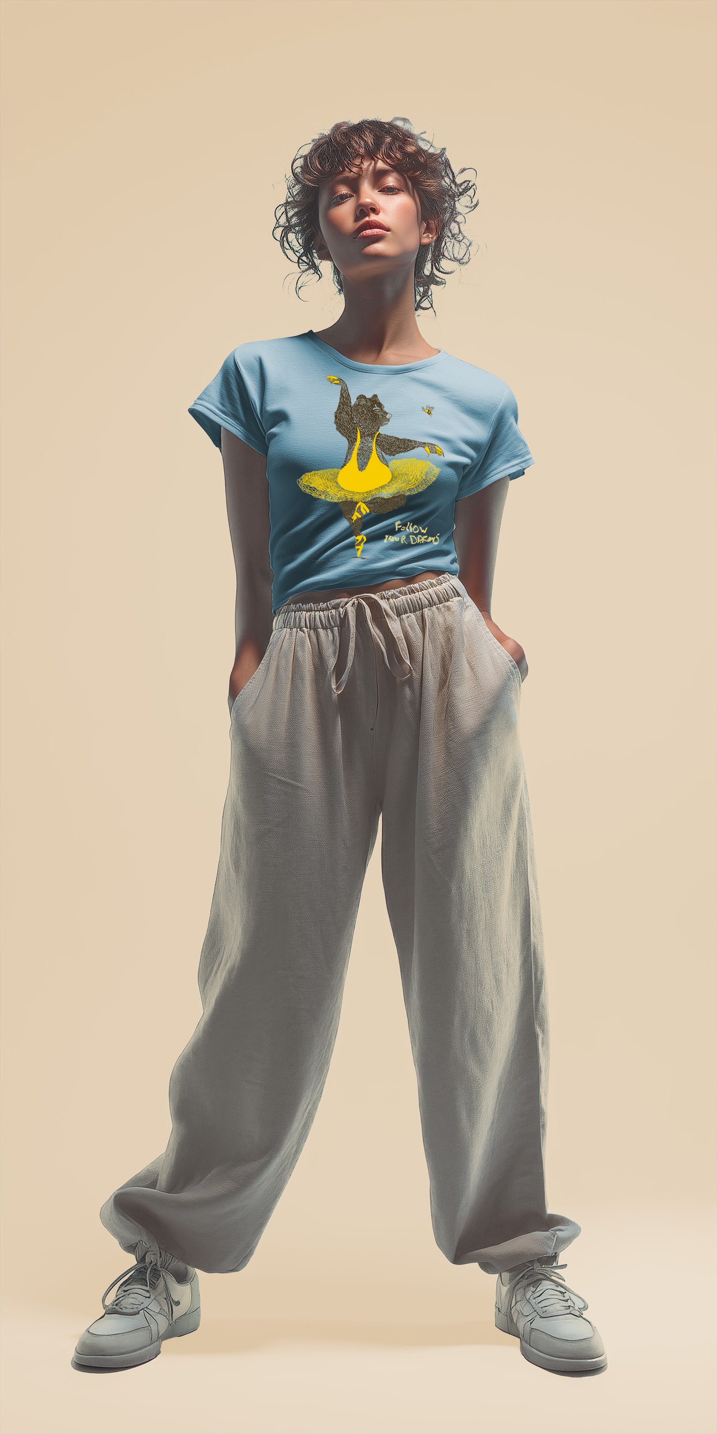 Bärlerina - fairtrade Bio-Shirt für deinen nachhaltigen Traum  - Damen Organic Shirt