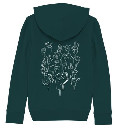 Peace Love Revolution - Kids Organic Hoodie
