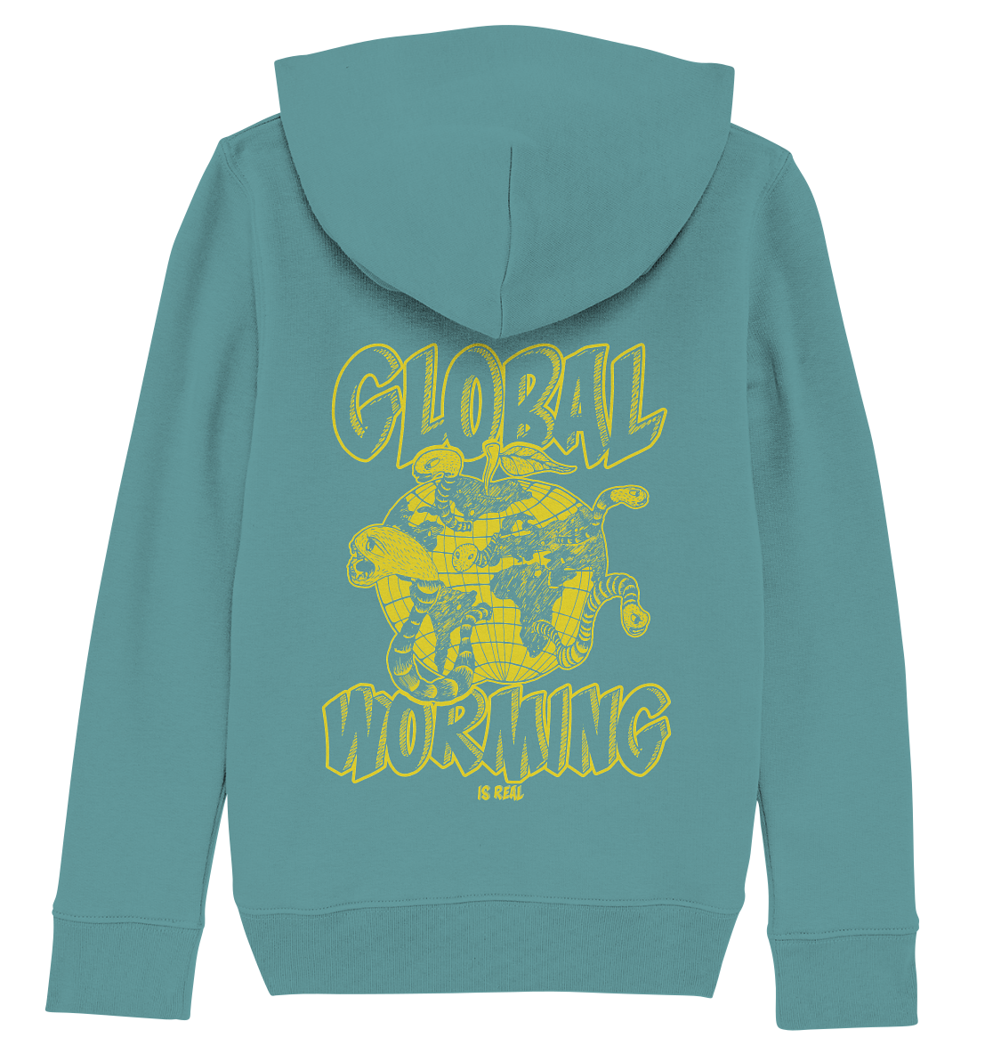 Global Worming- Bio Kinder Pullover - Kids Organic Hoodie