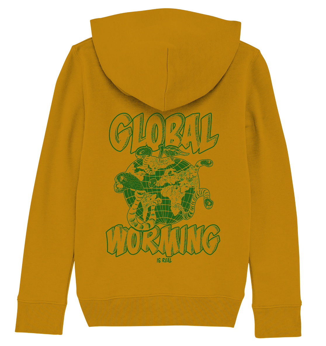Global Worming- Bio Kinder Pullover - Kids Organic Hoodie